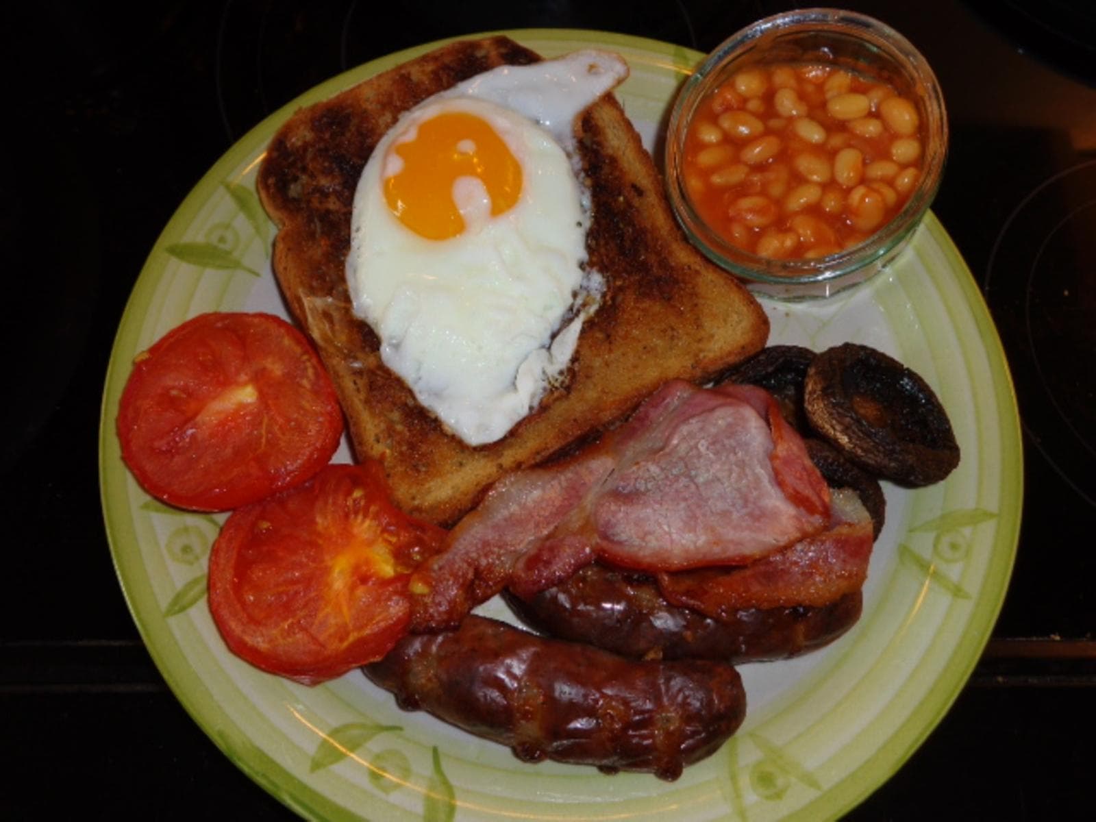 Delicious breakfast at Lodge House B&B with stunning countryside views