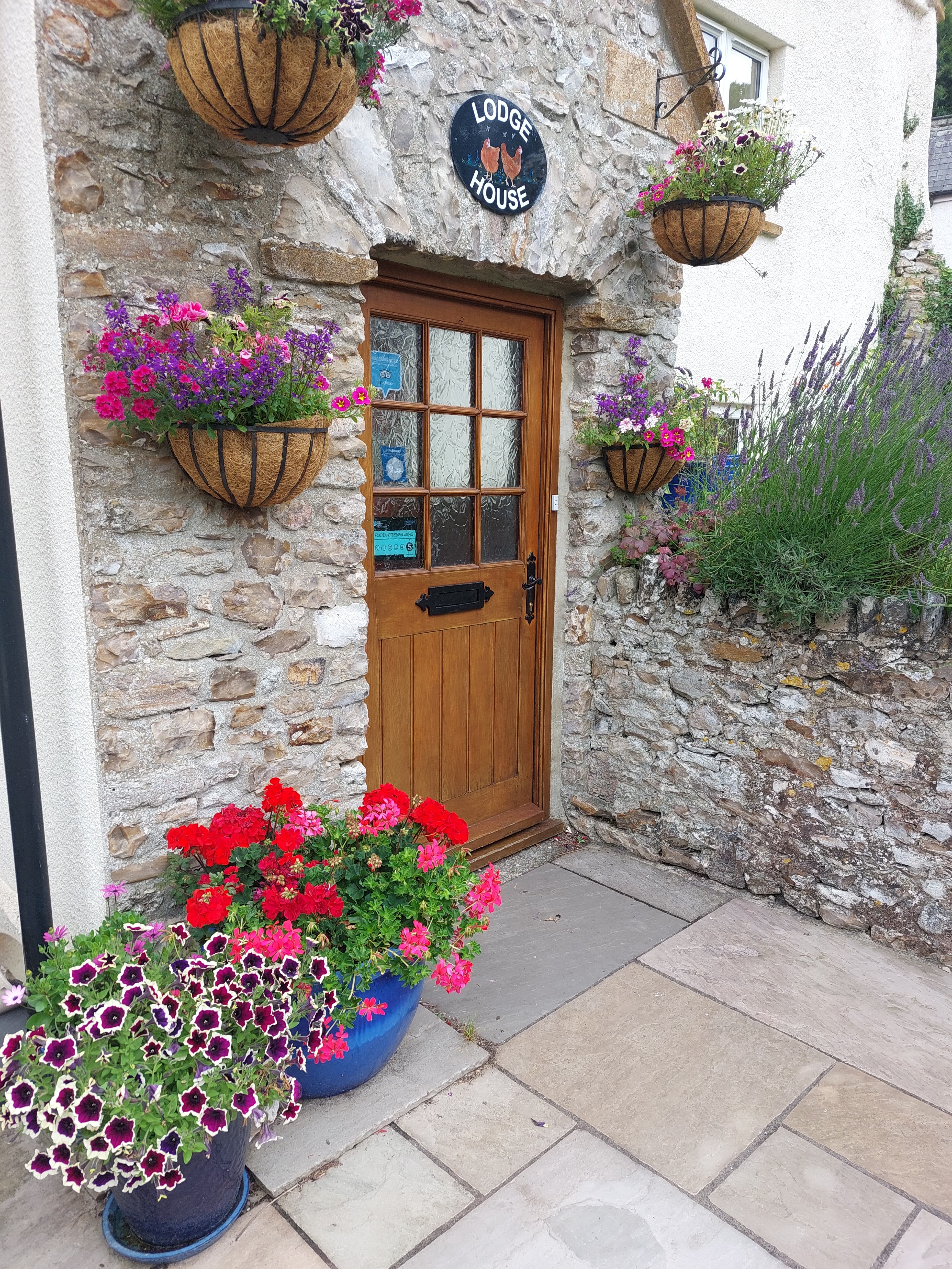 Lodge House B&B entrance - your home away from home in Somerset